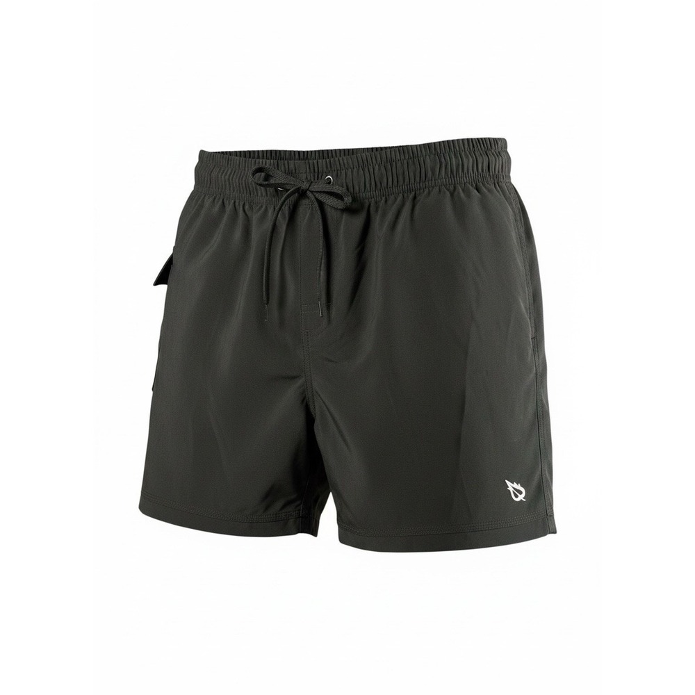 BALEAF Swim Trunks Mens M Black Quick Dry Stretch Lined Board Shorts